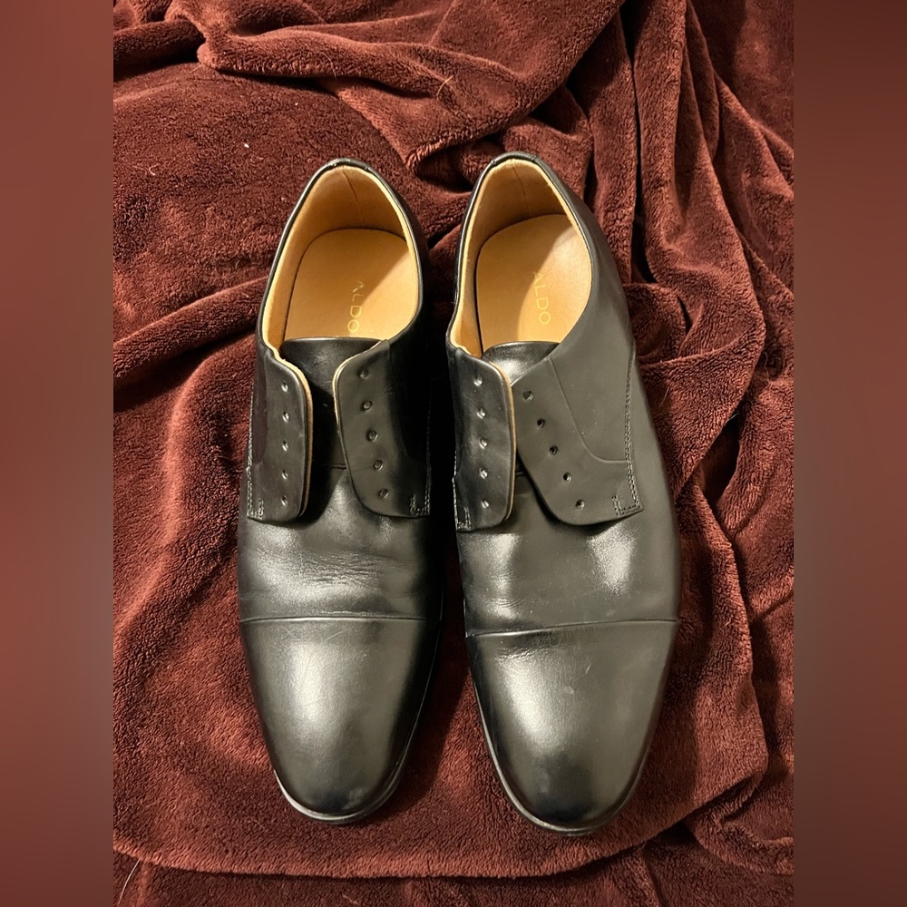 NWOT Aldo Men's Leather dress shoes Tie Size 10